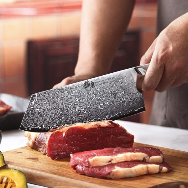 Damascus Kitchen Knife - Image 2