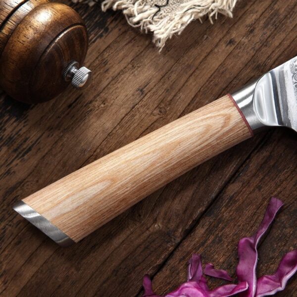 Damascus Kitchen Knife - Image 8