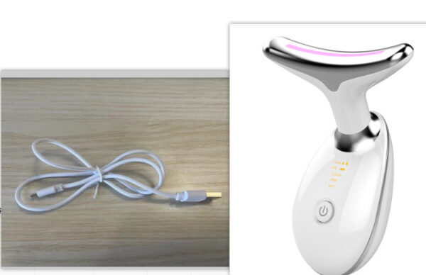 EMS Thermal Neck Lifting And Tighten Massager Electric Microcurrent Wrinkle Remover - Image 5